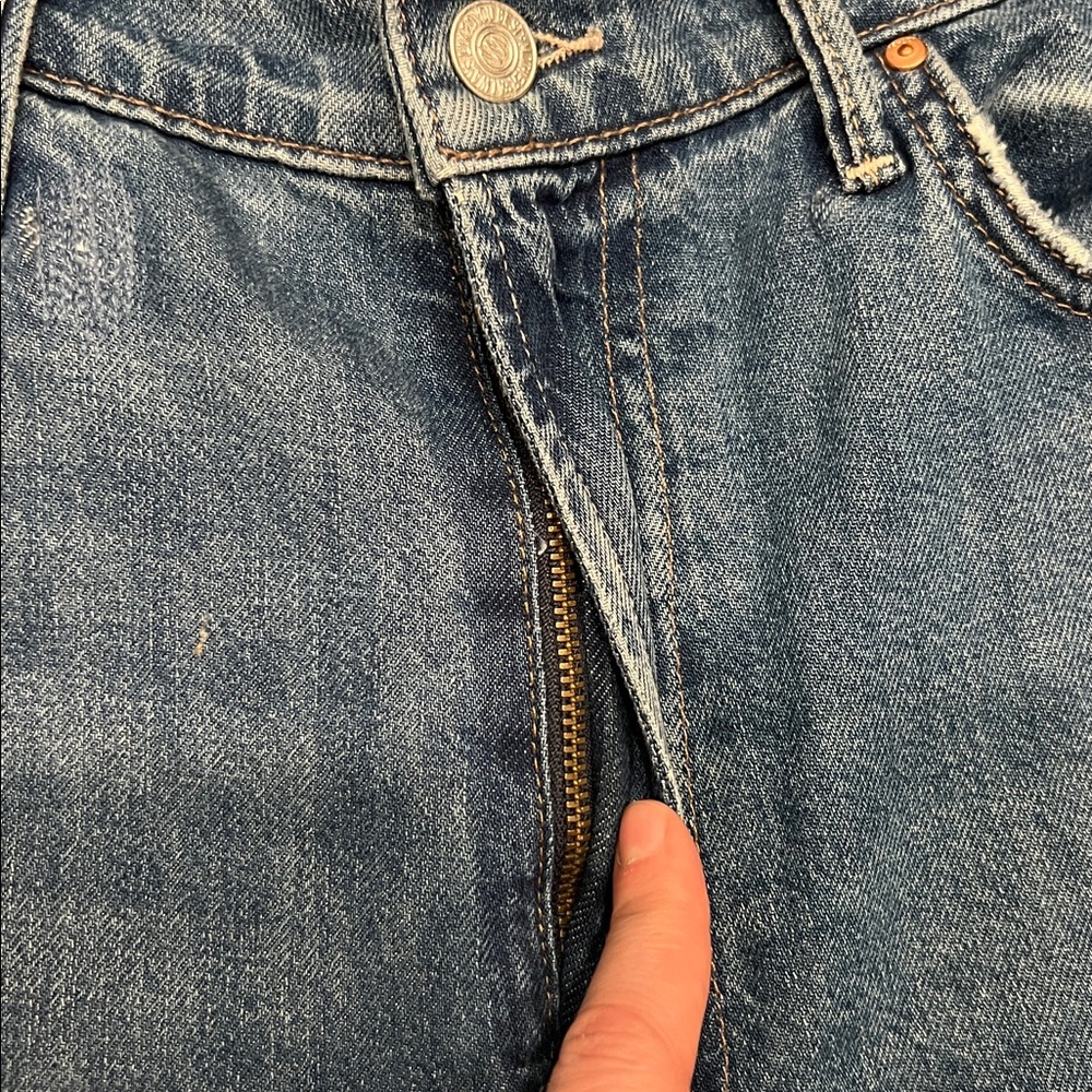 Mother The Dodger Ankle Jeans in Heart Throb Size 28 - Picture 11 of 16